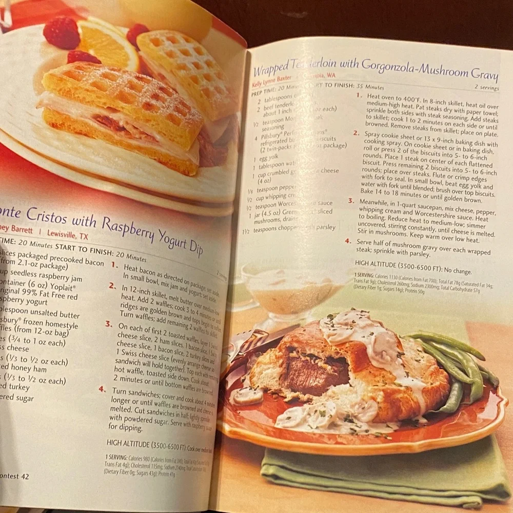 Pillsbury vintage cookbook magazines